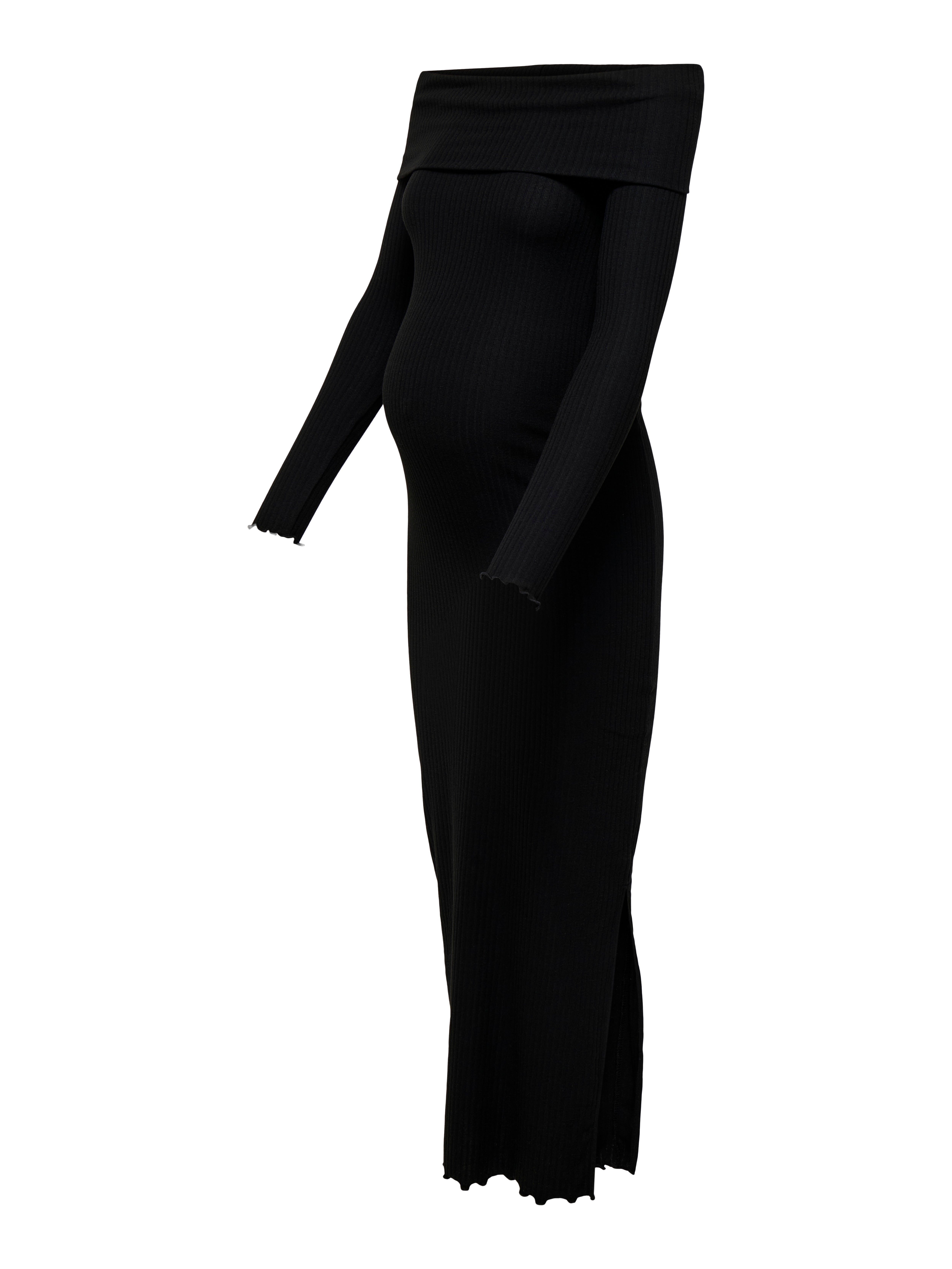 OLMESMERALDA Langes Kleid Black