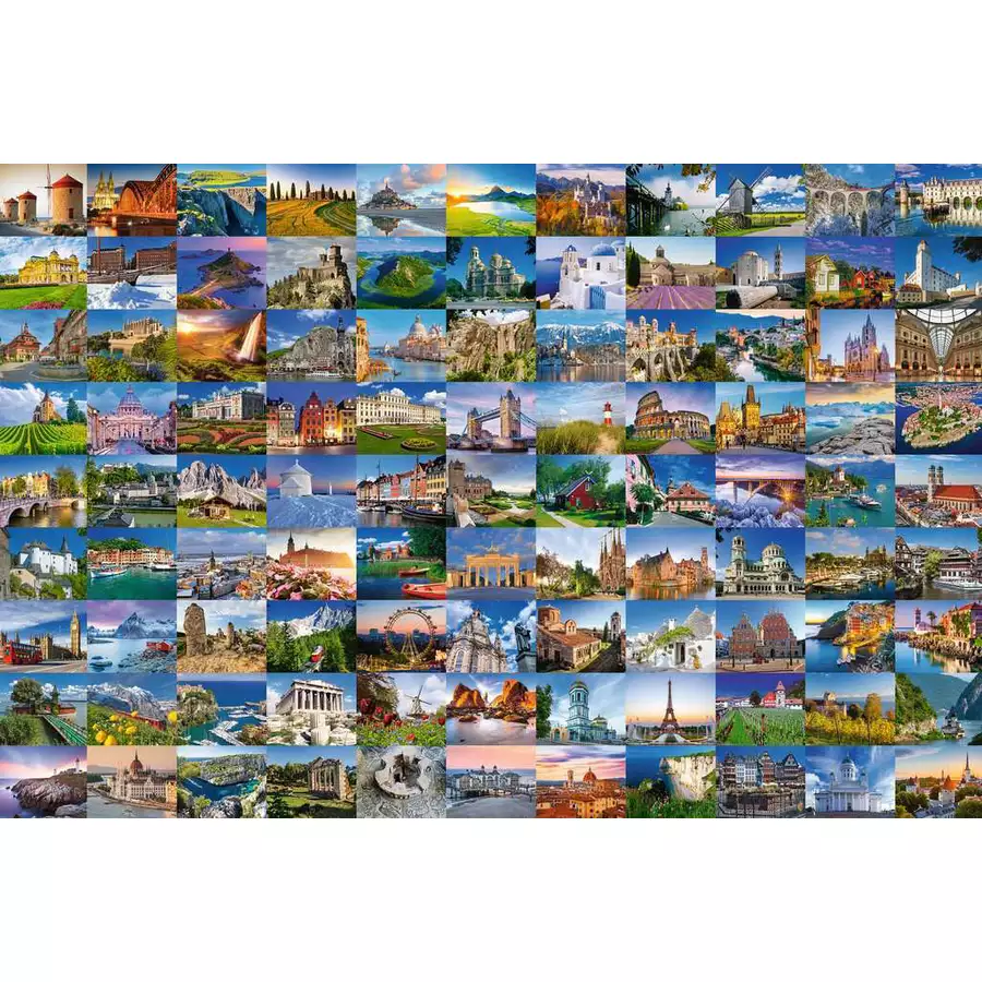 Ravensburger 99 Beautiful Places in Europe bunt