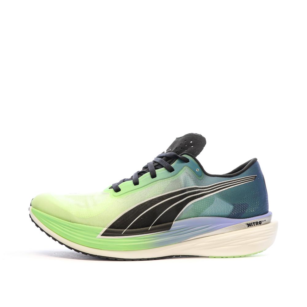 Puma Chaussures de running Jaune/Bleu Homme Puma Deviate Nitro