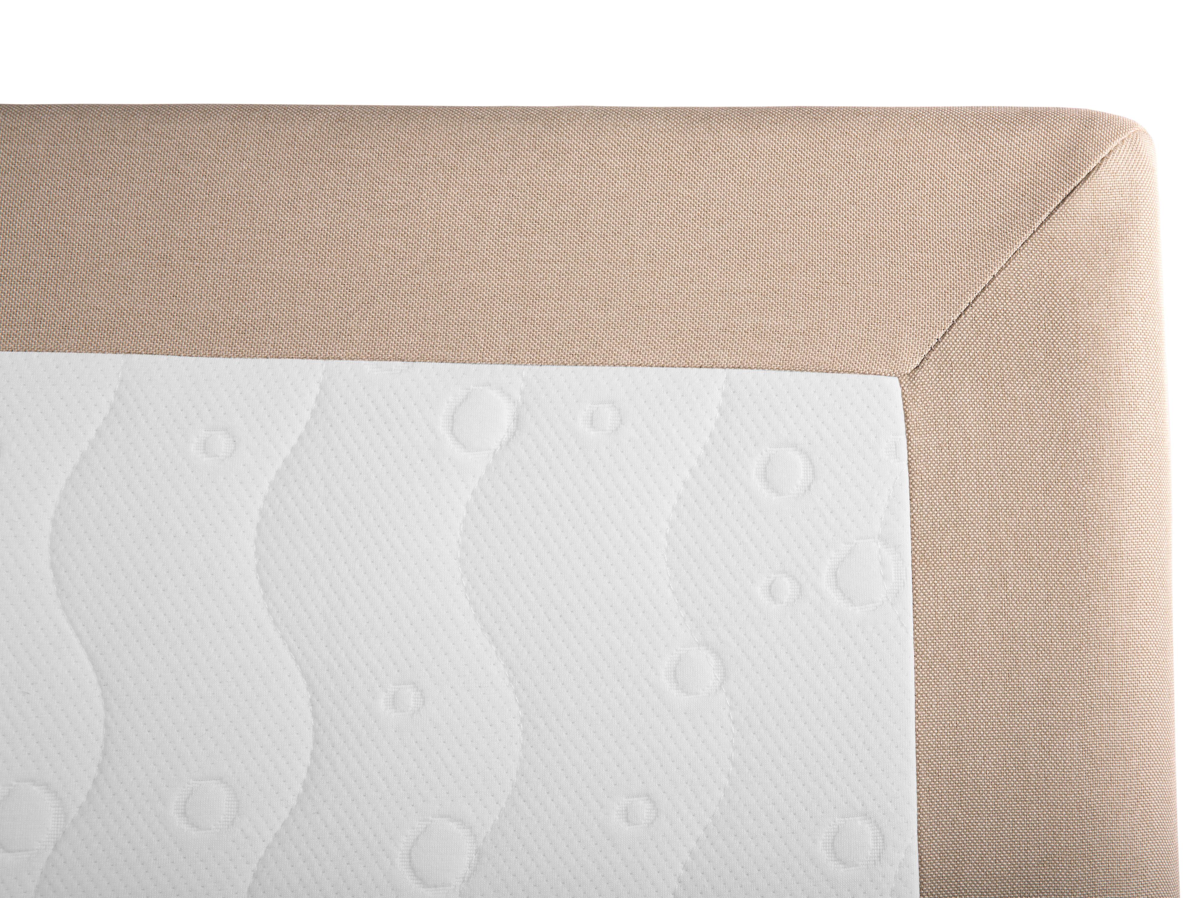 Boxspring Stof PRESIDENT 180 x 200 cm Beige
