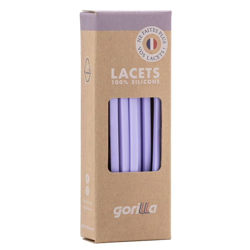 Gorilla Gorilla Lacets Fins Lavande