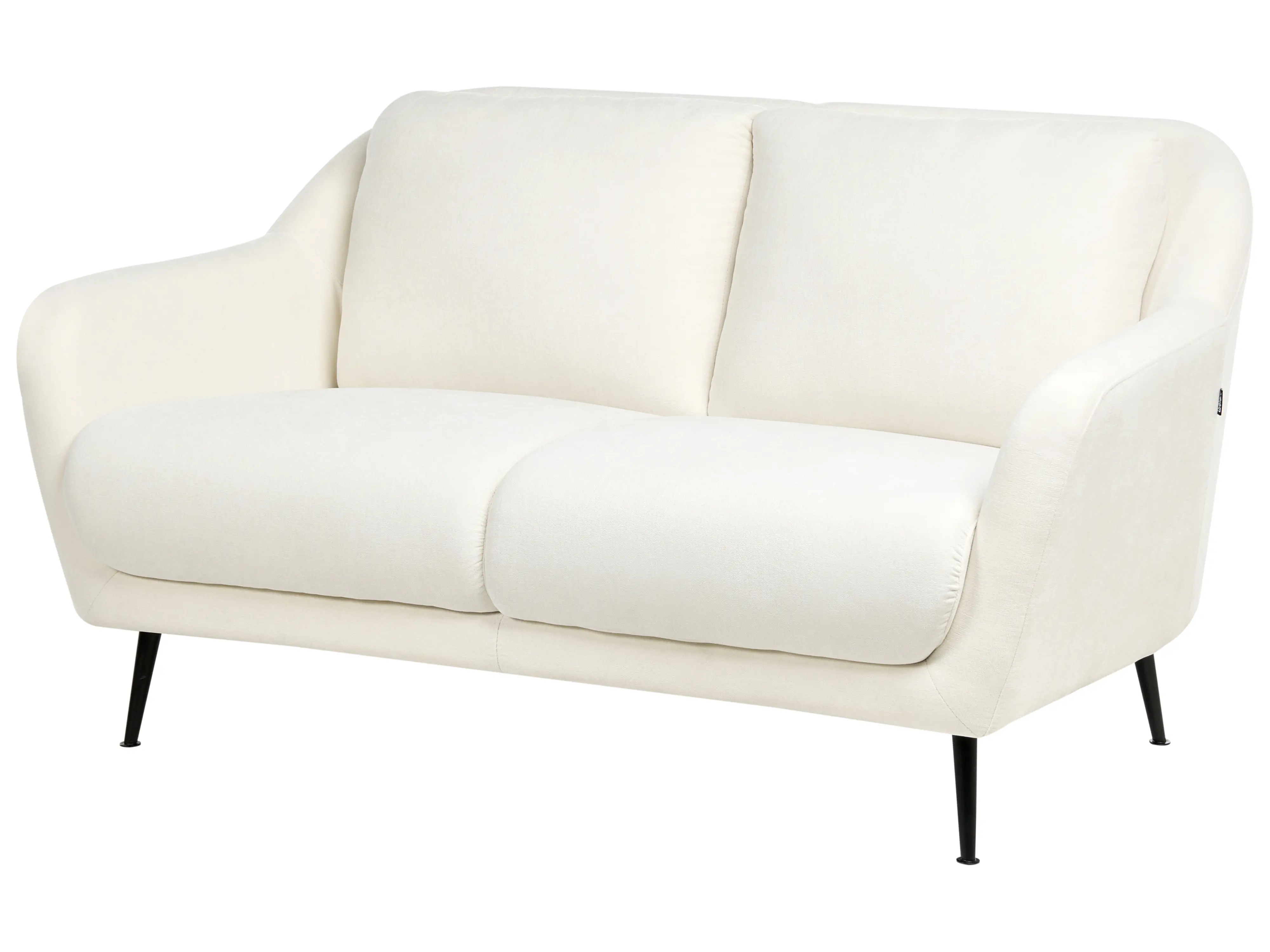 Bank 2-zits EIBY Chenille Wit
