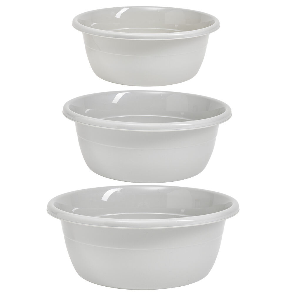 Bassine plastique x3