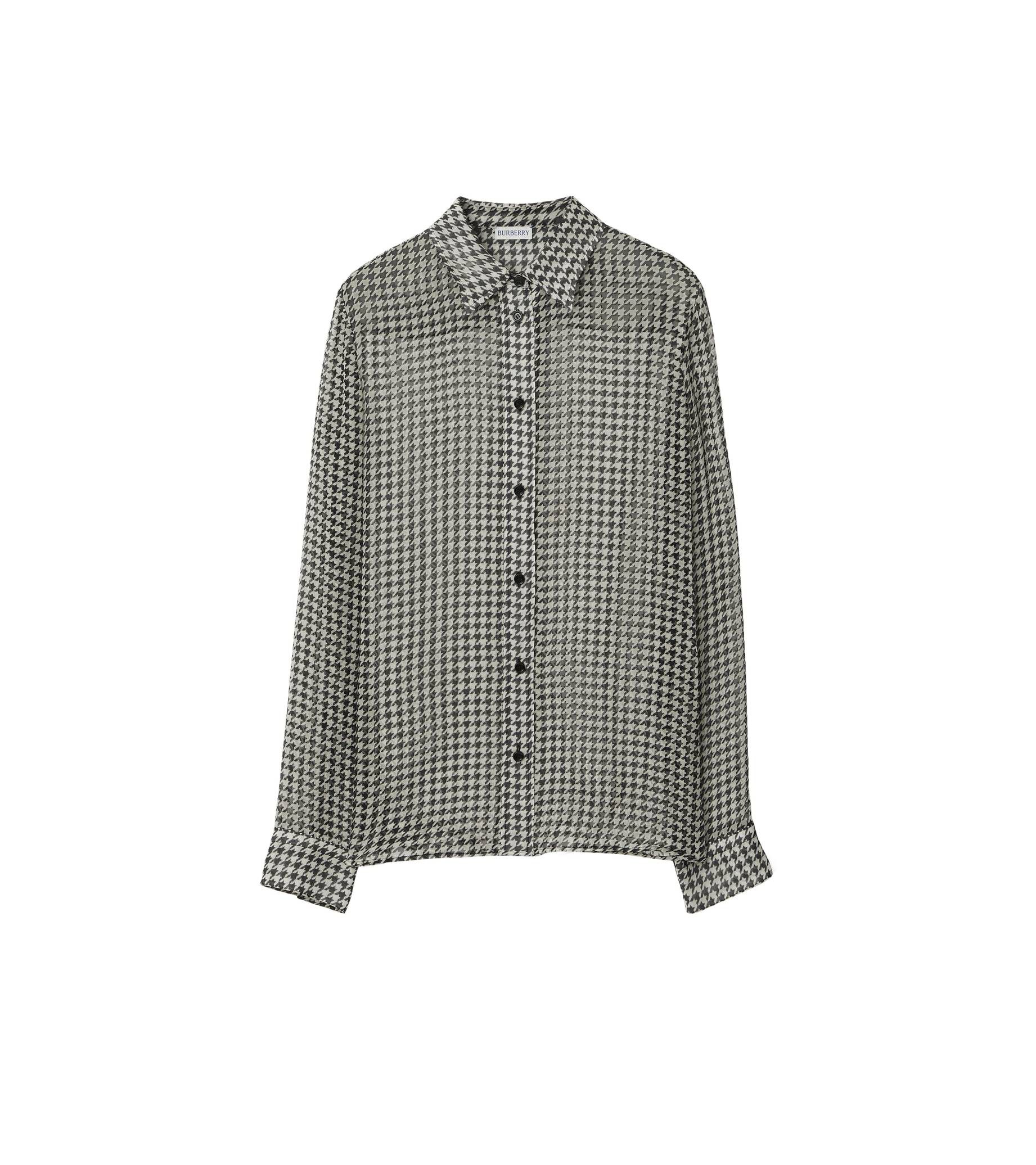 Burberry| Damen Seidenbuse Langarm
