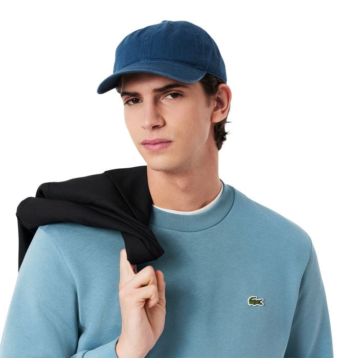 Lacoste Bio Cotton Fleece Crew Sweater Heren