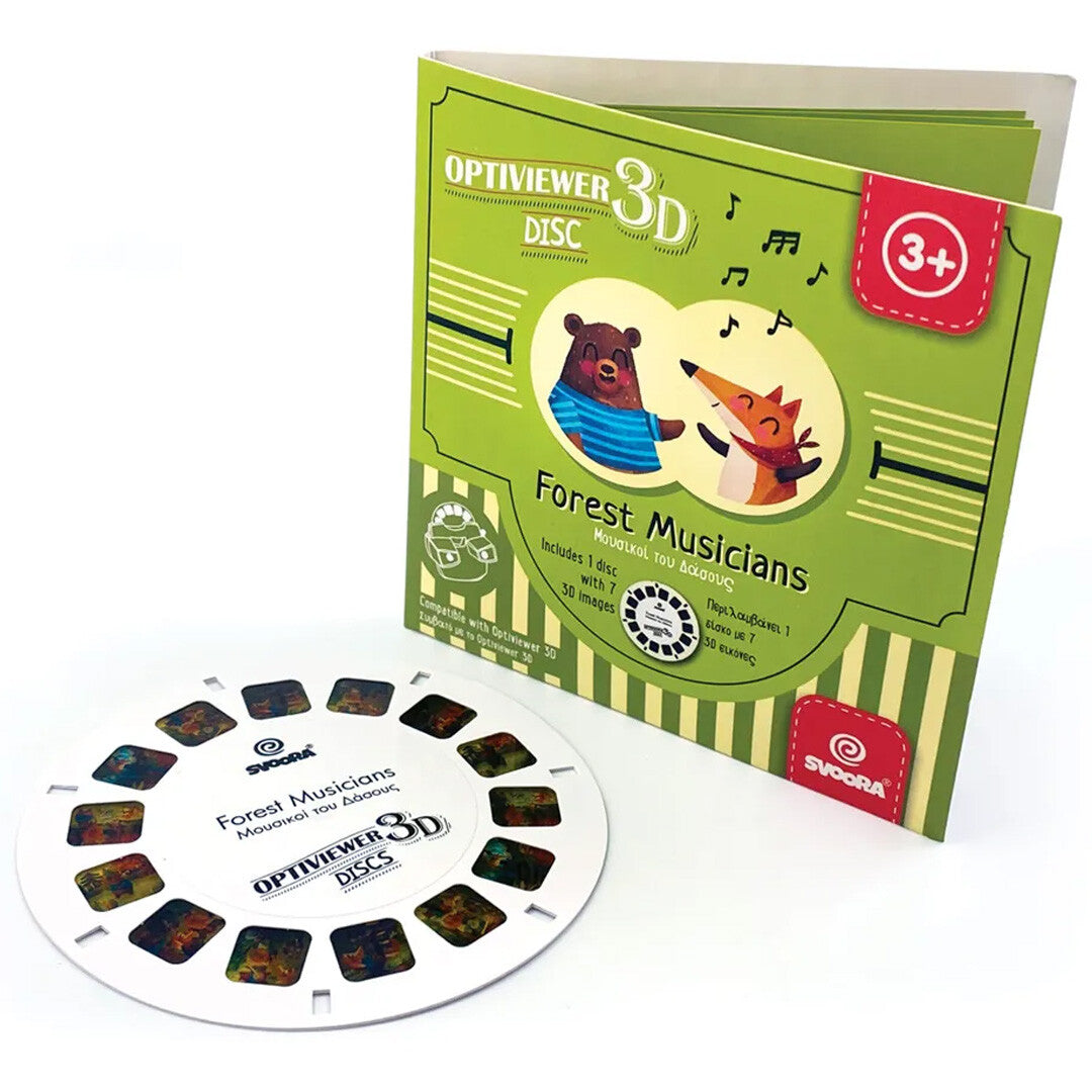Svoora 3D optiviewer schijf - bos muzikanten