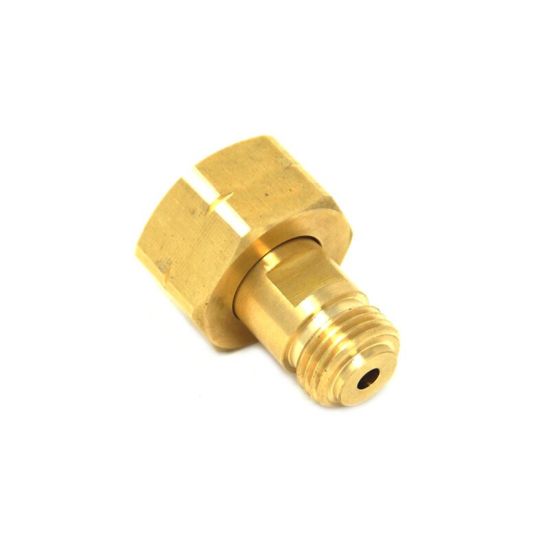 DREHMEISTER Erweiterung für Gasflaschen Adapter M16x1,5 auf W21,8 x 1/14 Zoll LH