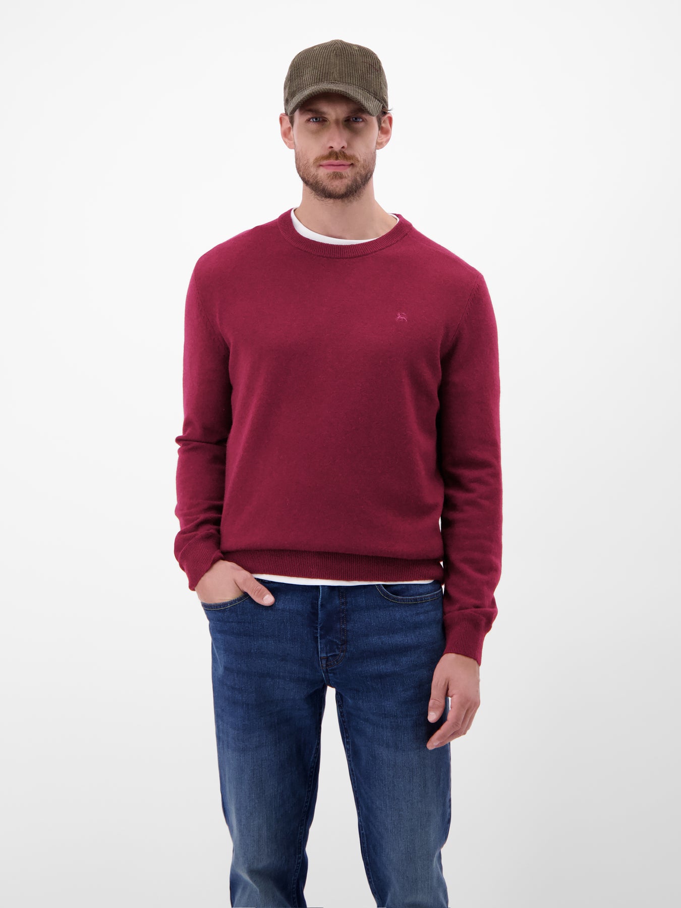 Strickpullover aus  Schurwoll-Kaschmir-Mix, stilvoll und entspannt