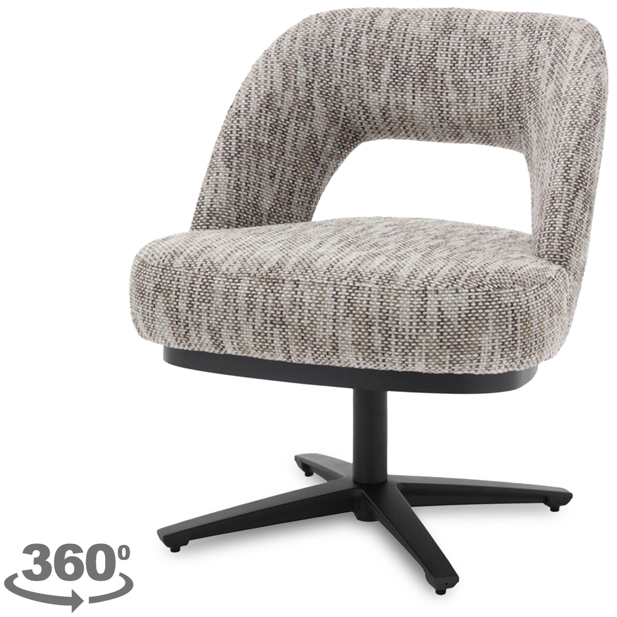 Stoel White-Grey Caldes B70 x D66 x H83.5 cm