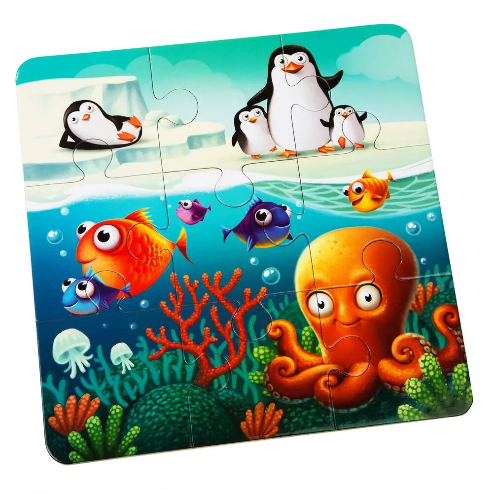 PUZZLES 3 EN 1 MES ANIMAUX FAVORIS
