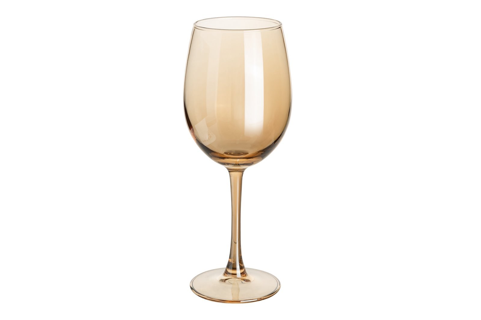 Viccy vinglass Amberfarget glass, med stett. 46,5cl. Kommer i 4pk.