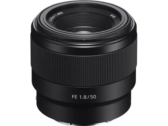 Sony SEL50F18F - Objektiv - 50 mm - f/1.8 FE - Sony E-mount - for Cinema Line; a VLOGCAM; a1; a1 II; a6700; a7 IV; a7C; a7C II; a7CR; a7R V; a7s III; a9 III