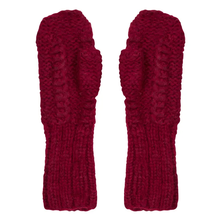 Aymara Gants Pire Baby Alpaga Laine Merinos | Bordeaux