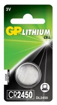 GP Batteri CR2450 Knapcelle - 1 stk