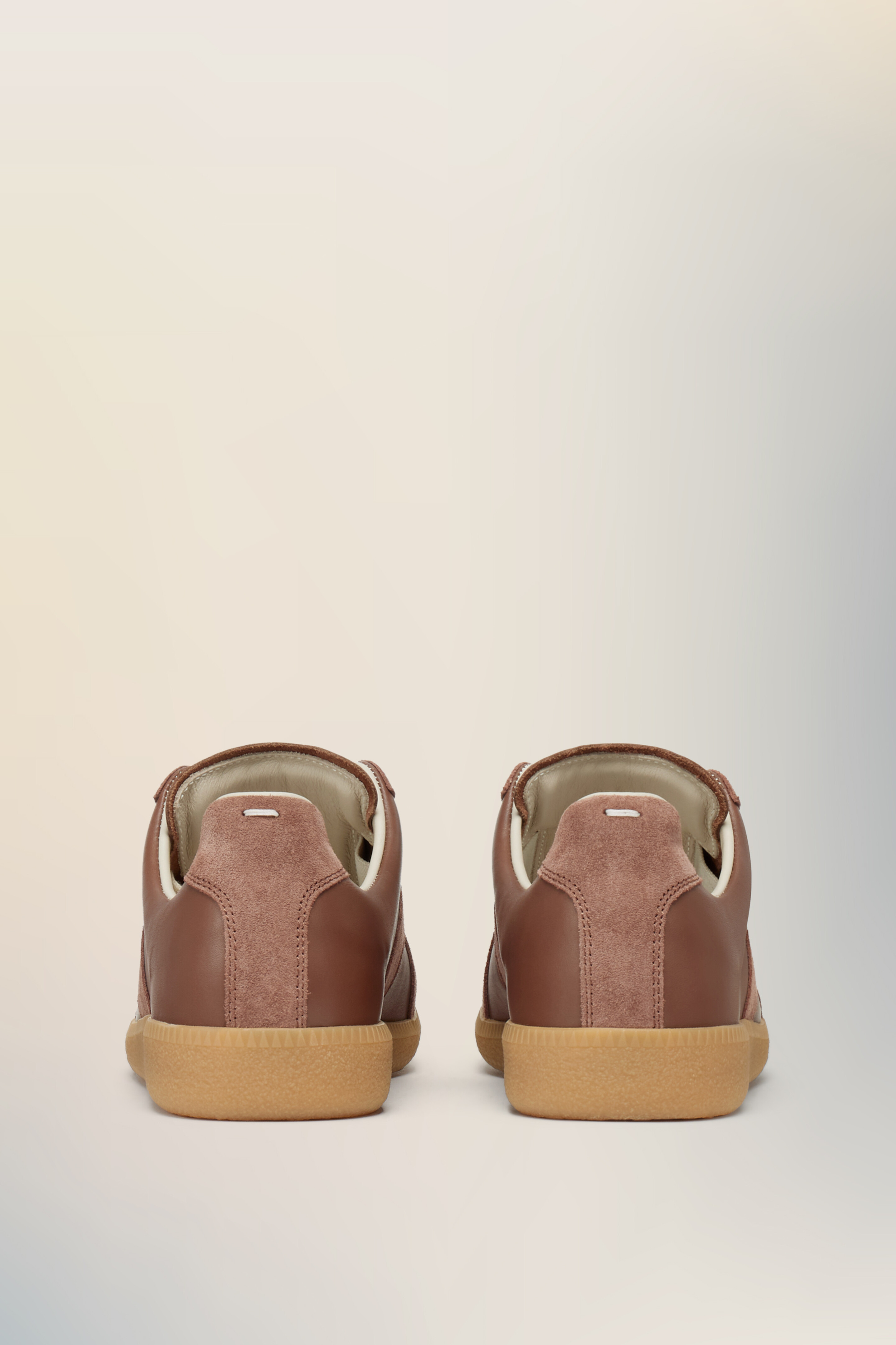 Sneakers Replica marron en cuir pour femme Marron