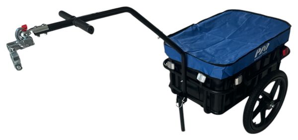 Remorque pour vélo 70L remorque pour vélo avec caisse   réflecteurs - bleu - étanche