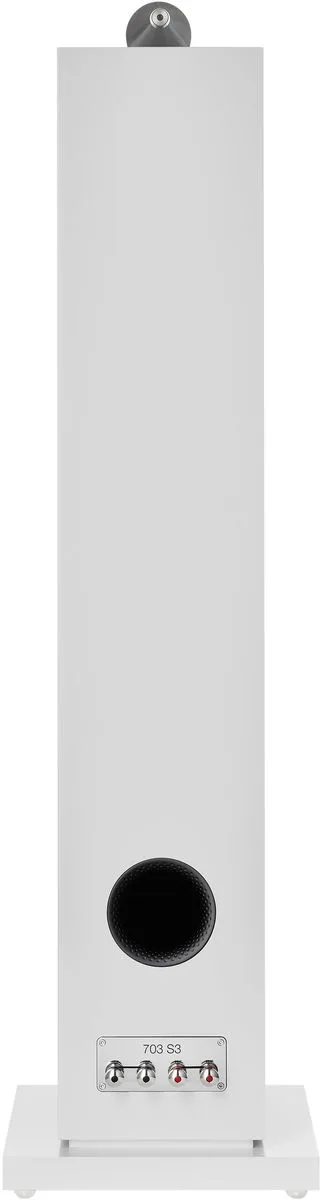 B&W 703 S3 Blanc Satin (la paire) Enceintes colonne