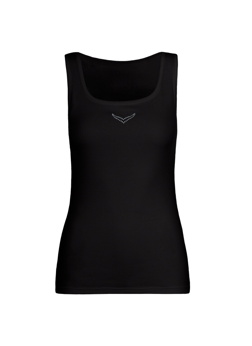 Trigema Tanktop »TRIGEMA Trägershirt mit Kristallsteinen«, 1 Stk.