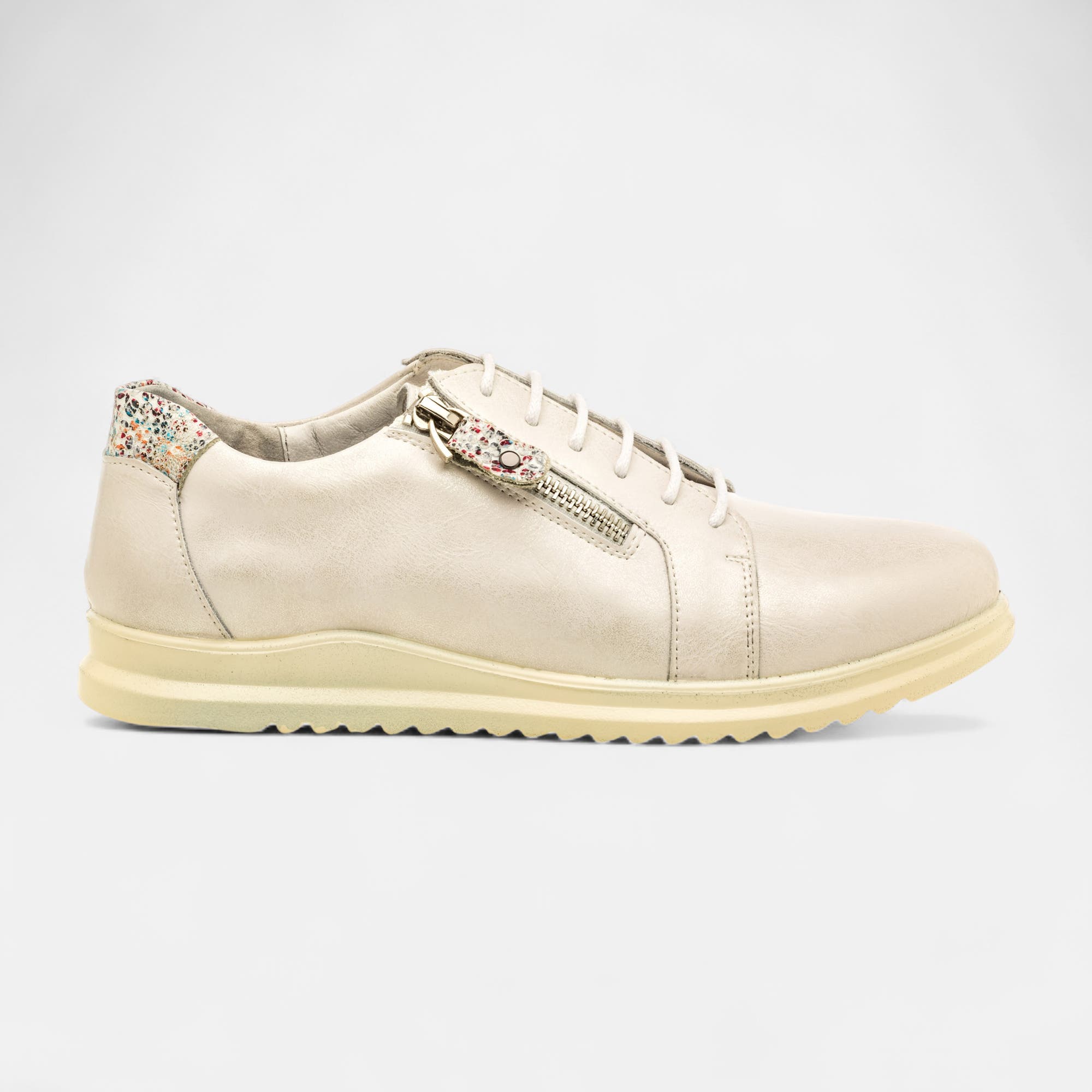 Baskets basses Femme en cuir blanc