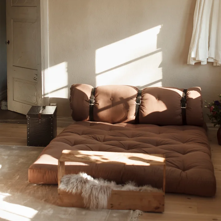 Karup Design - Buckle Up Sofa, 140 x 200 cm, grau (746)