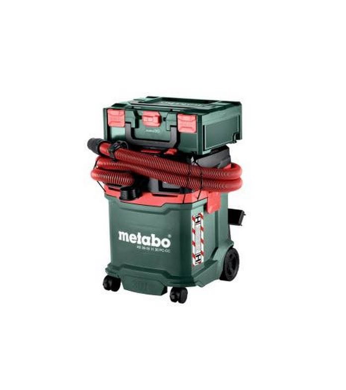Metabo Akku-Nass-/Trockensauger AS 36-18 H 30 PC-CC Solo Akku-Sauger der Staubklasse H mit integrierter Filterabreinigung