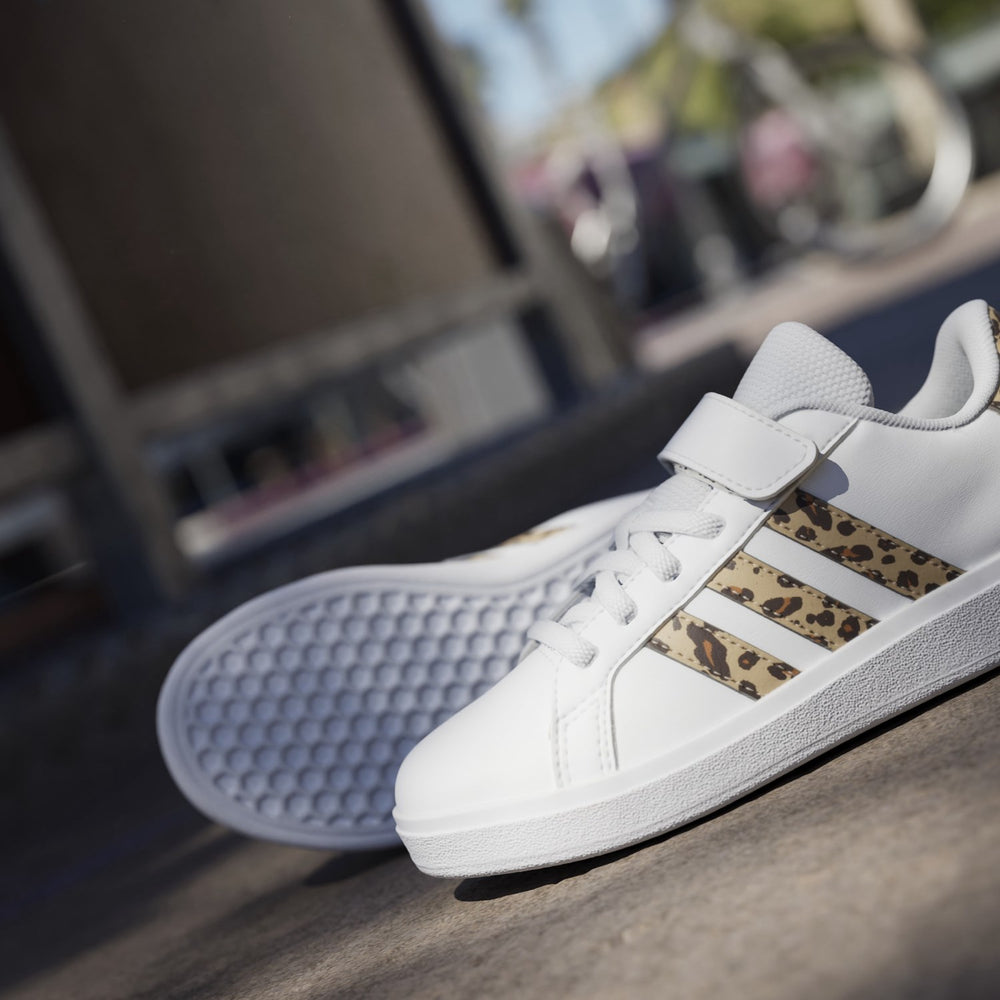 Køb adidas Originals Ftwr White/Magic Beige/Matte Gold Grand Court 2.0 El C Sneakers