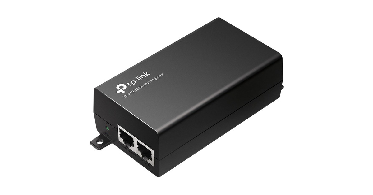 TP-LinkTL-PoE160S PoE Injector Adapter  (Zwart)