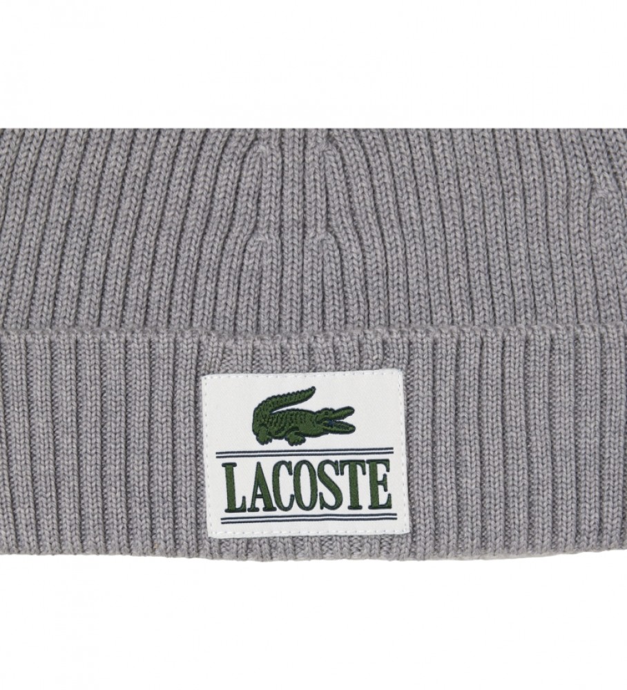Boné Lacoste Cinza com Logo