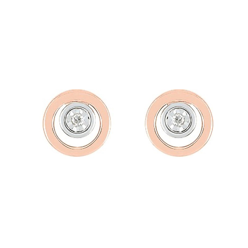 Boucles d'oreilles femme - Diamant - Or 18 Carats