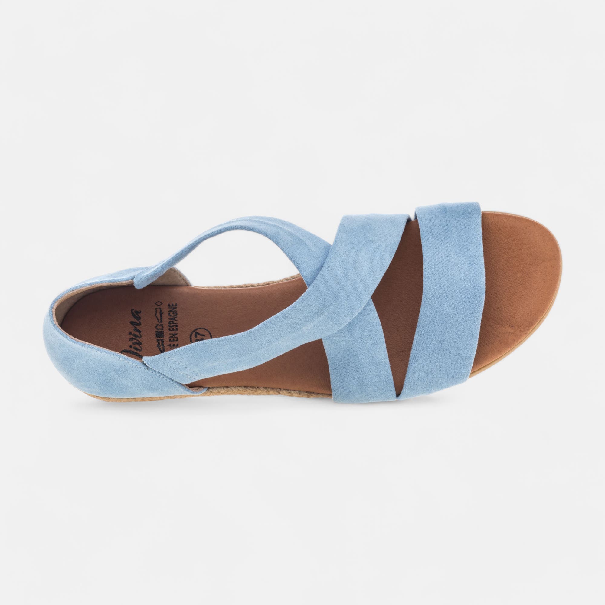Sandales Femme bleu ciel