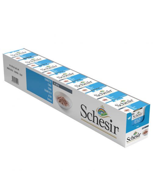 Schesir Kat Blik Gelei Vis 85 g - Kattenvoer