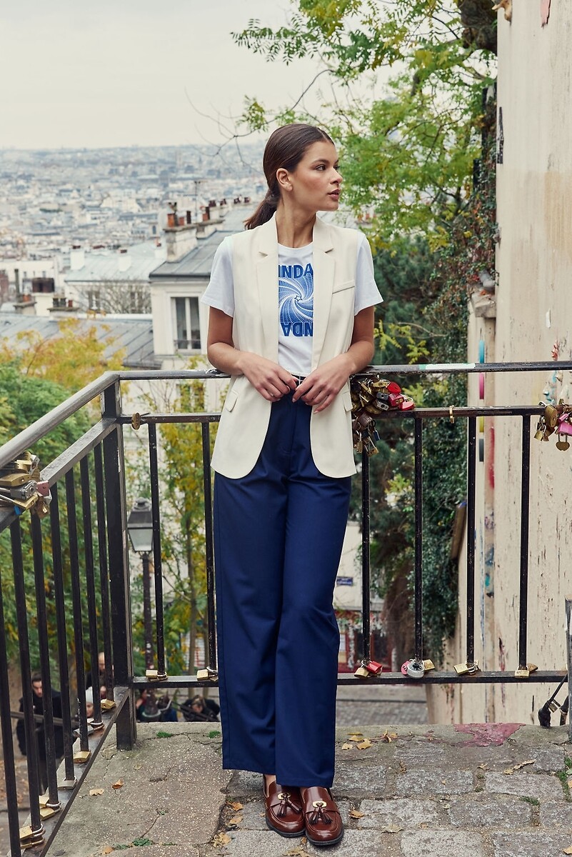 LA PETITE ETOILE<br>Cardigan casual sem mangas VIDAS