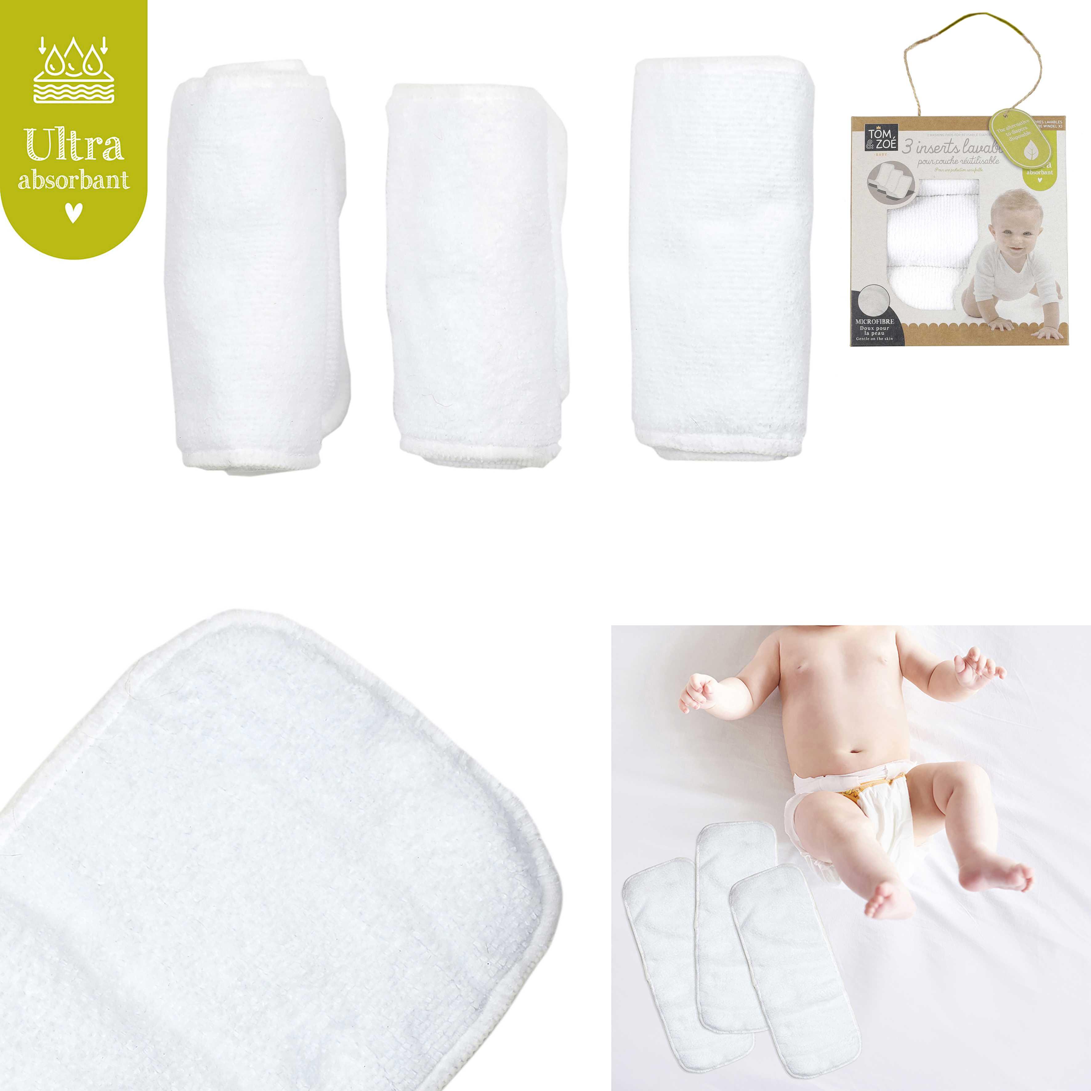 CHANGE DE COUCHE LAVABLE X3 PIECES