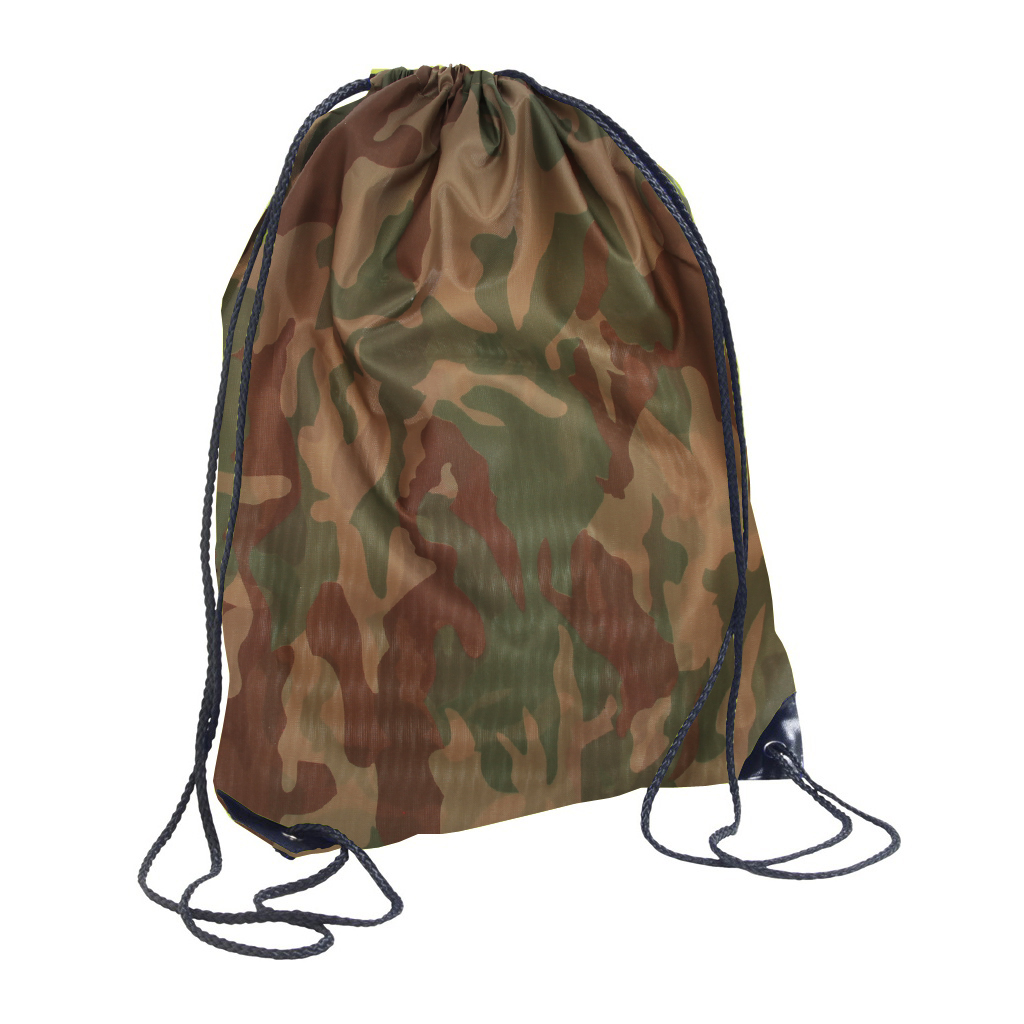 Mochila impermeável/resistente à água com cordão para esportes/academia