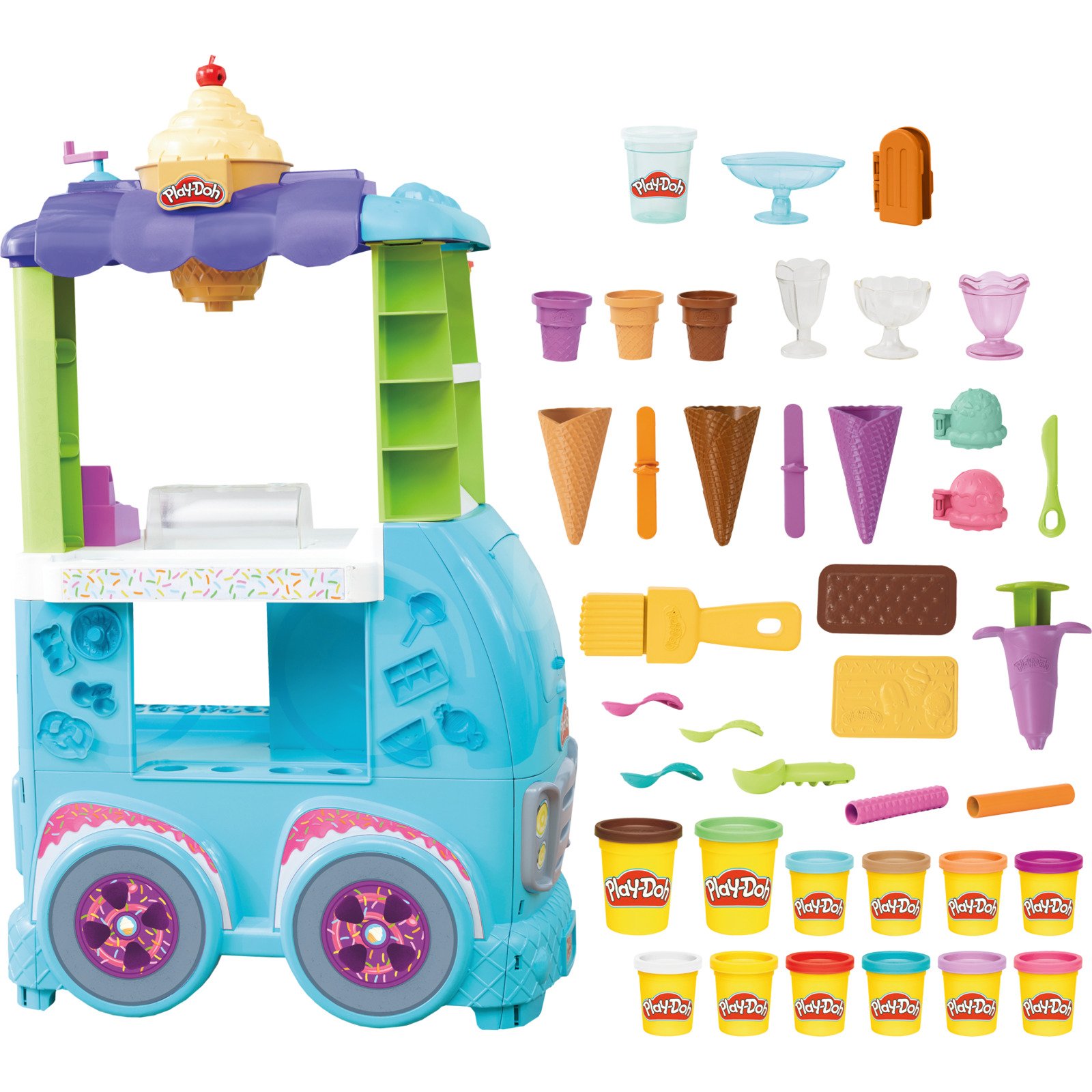 Play Doh Grosser Eiswagen