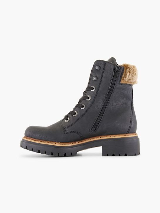 Rieker Schnür-Stiefelette Schwarz
