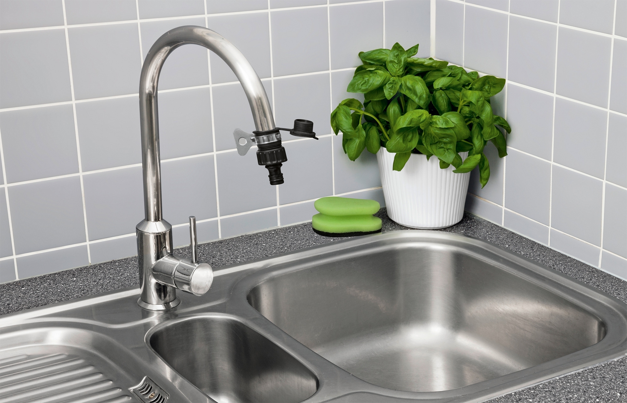 Kärcher Außenhahn Adapter für Wasserhähne ohne Gewinde