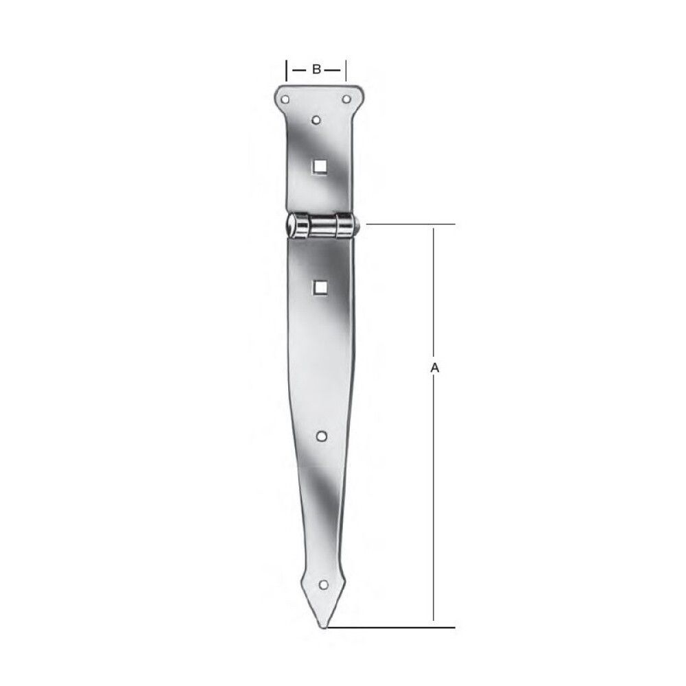 KASTEOPPHENG VORMANN 200MM GALVANISERT