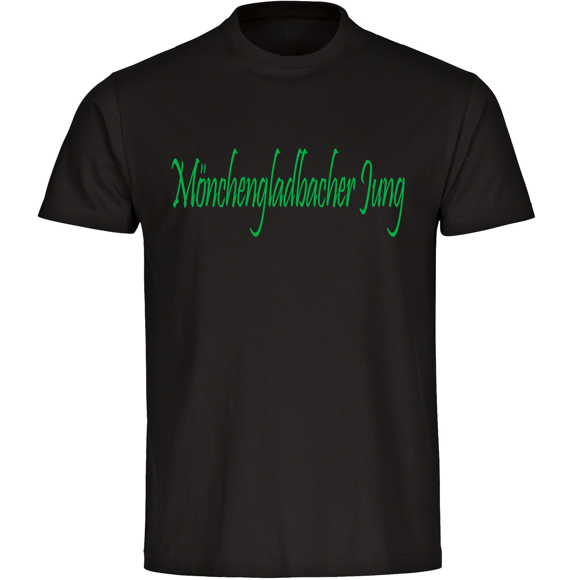 multifanshop® Kinder T-Shirt - Mönchengladbach - Mönchengladbacher Jung - Druck grün