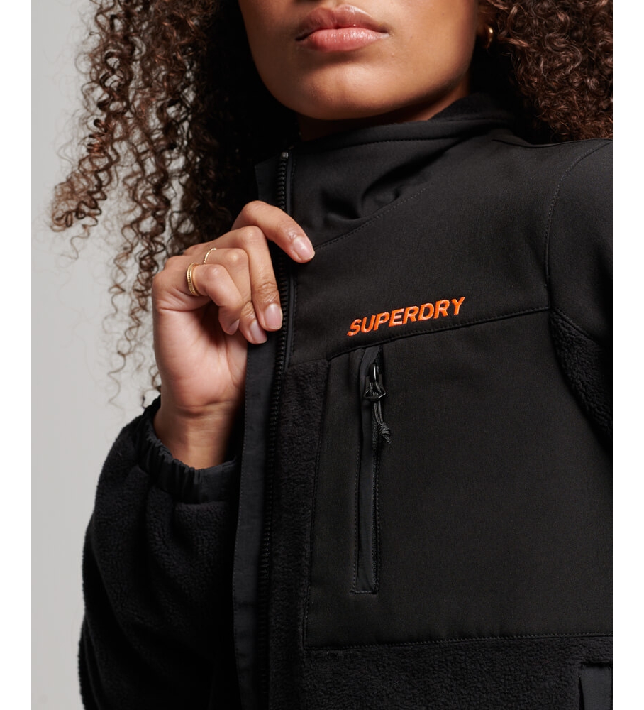 Casaco Superdry Code Hybrid Trekker preto