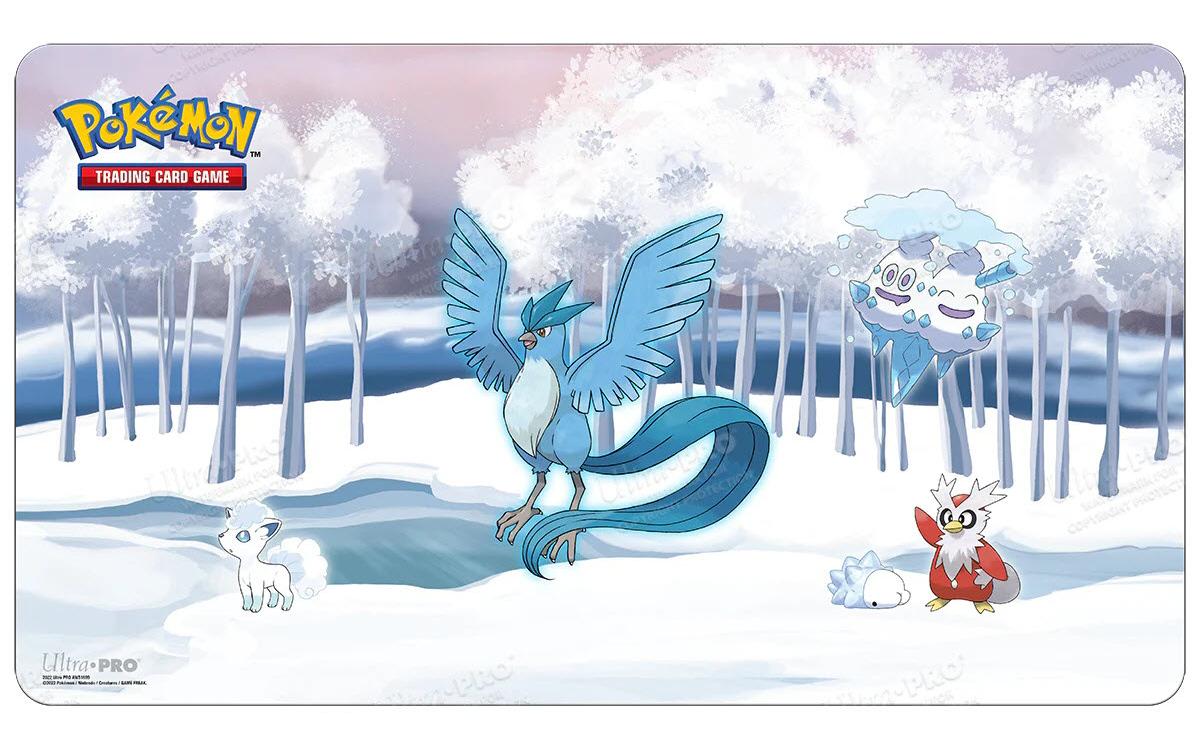 Playmat Pokémon Frosted ForestWeiche und rutschfeste Spielunterlage
