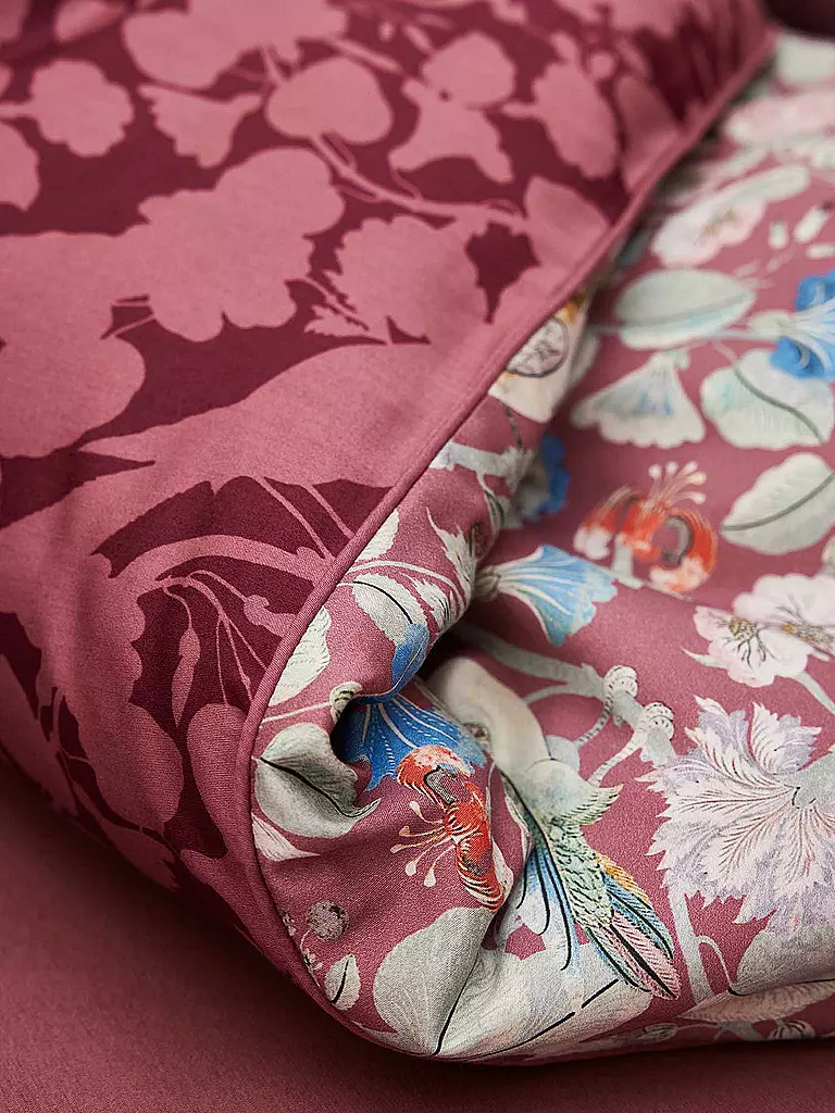 ESSENZA Satin-Bettwäsche ALESTE 70x90cm/140x200cm Mauve  beere