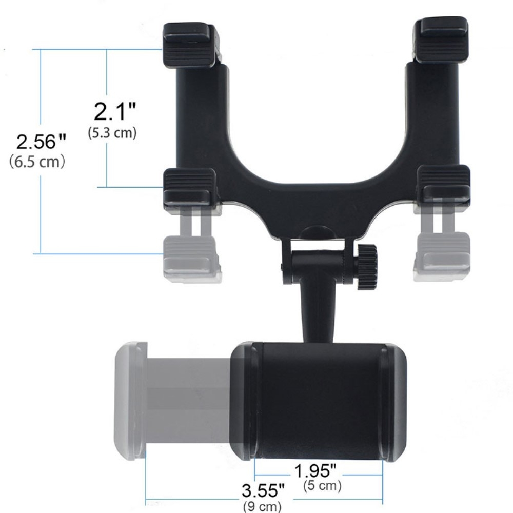 Universal KFZ Handy Halterung für den Auto Rückspiegel 360 °(3.5
