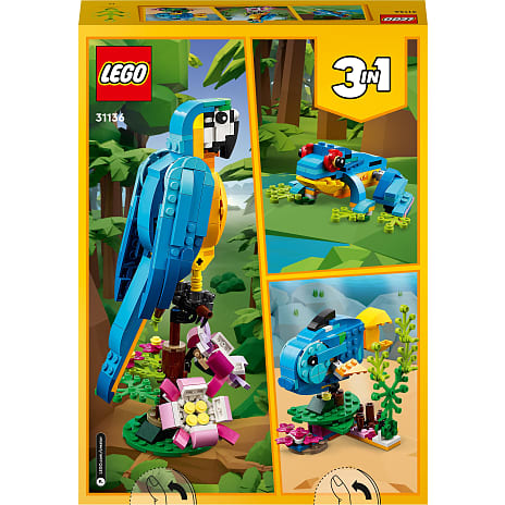 LEGO Creator 3-i-1 Eksotisk papegøje 31136