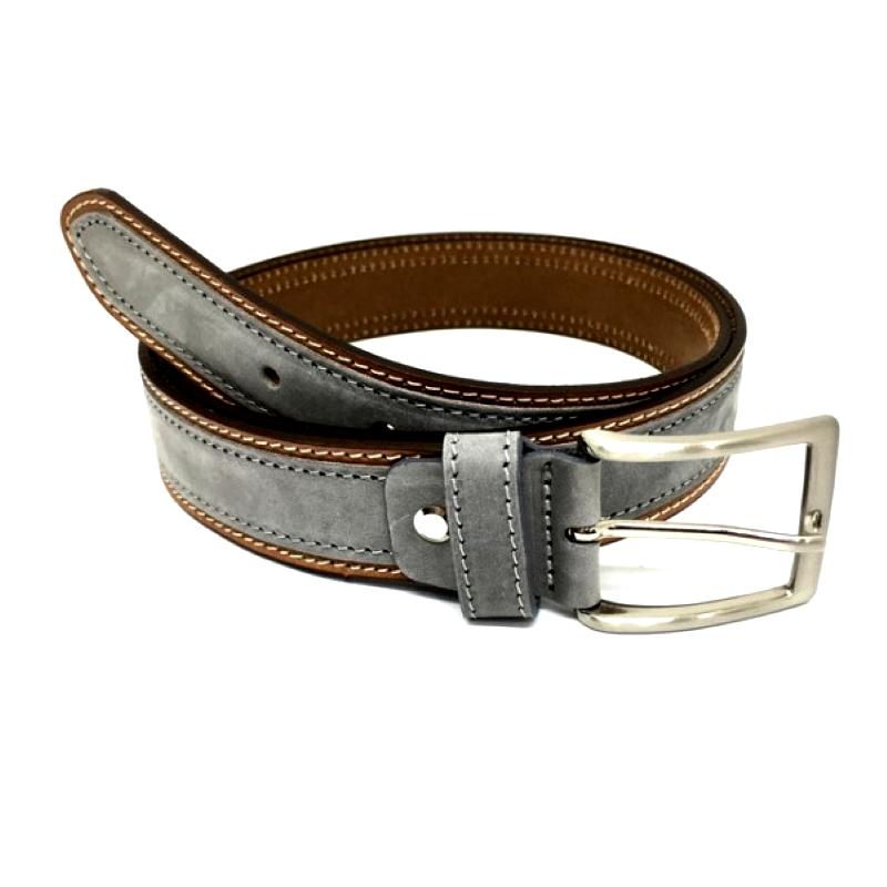 Milano Belts Heren Centuur Como Grijs