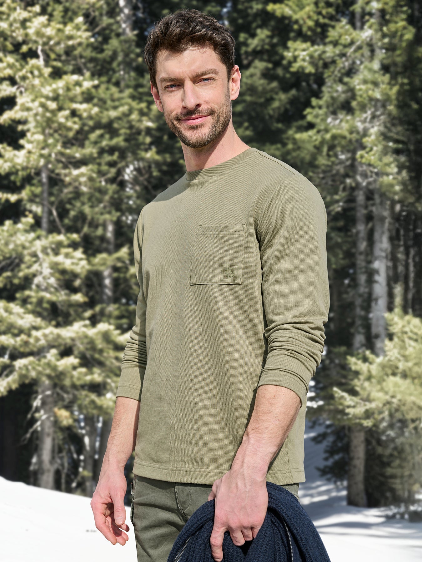 Herren Sweatshirt - clean, soft und smart!