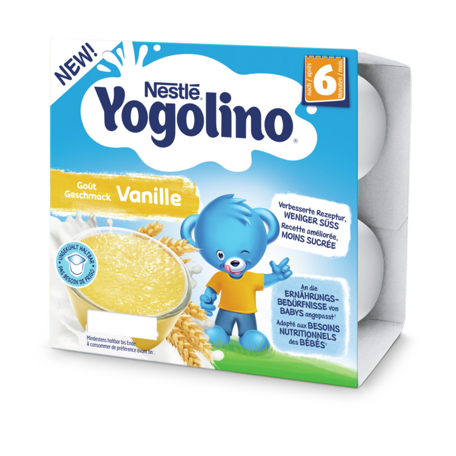Nestlé Yogolino Vanille 4x100g