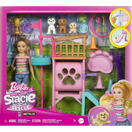 Barbie Stacie Puppies legesæt