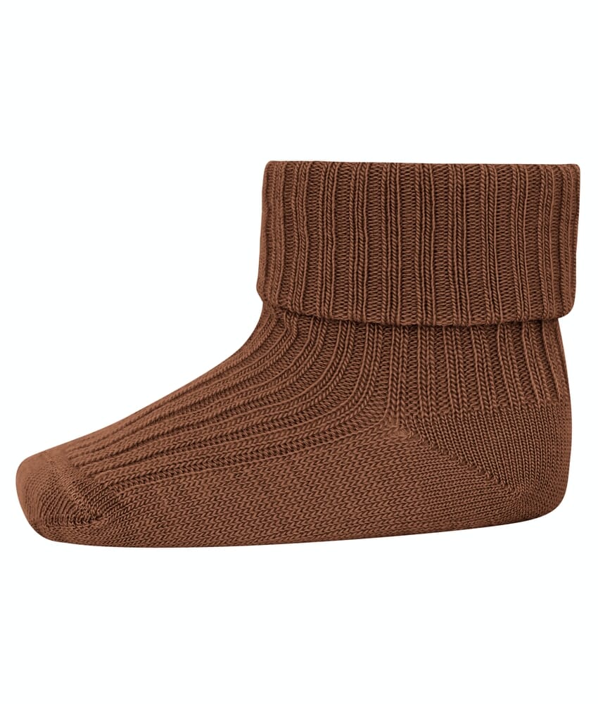 Wool Rib Baby Socks Peacan Pie - MP - Rumpetroll
