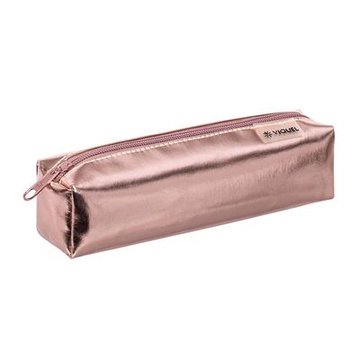 Trousse rectangulaire Silver - 1 compartiment - 5 coloris disponibles - Viquel